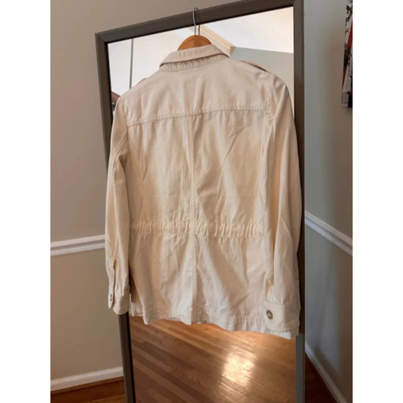 Loft White Utility Jacket Size Small - Picture 6 of 6